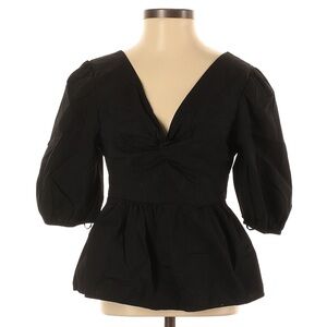 Gap Poplin Twist Front V-neck Blouse - excellent condition